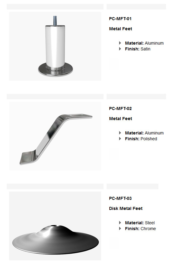 Metal Feet - Legs - Bases